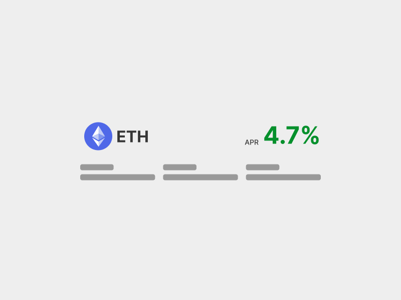 易于寻找的代币和年化收益率